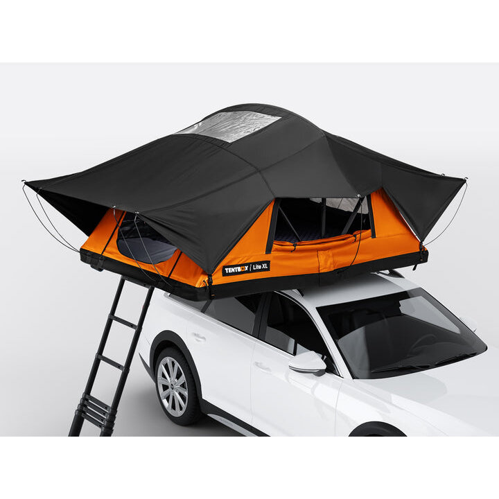 Tente De Toit Pour 4 Personnes - Format Xl - Tentbox Lite Xl - Orange Soleil Couchant