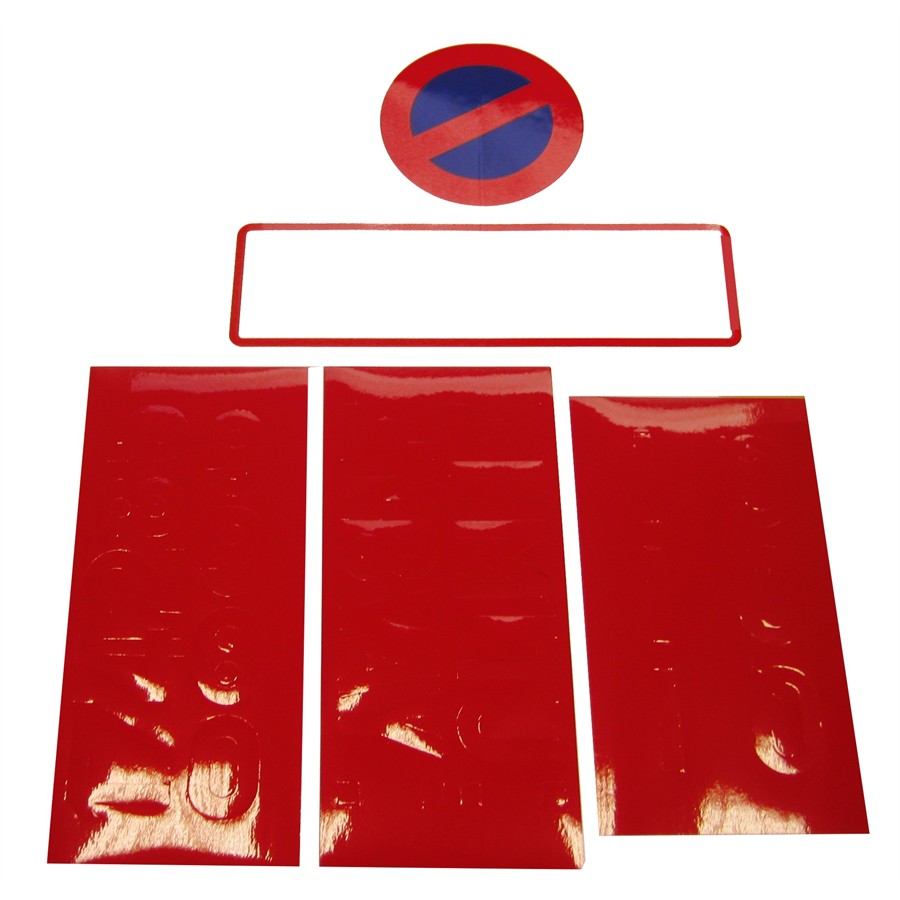 1 Sticker Autocollant Stationnement Et Plaque Otm