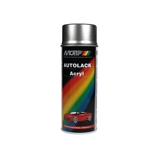 Bombe De Peinture Gris Métallisé Motip M55203 400 Ml