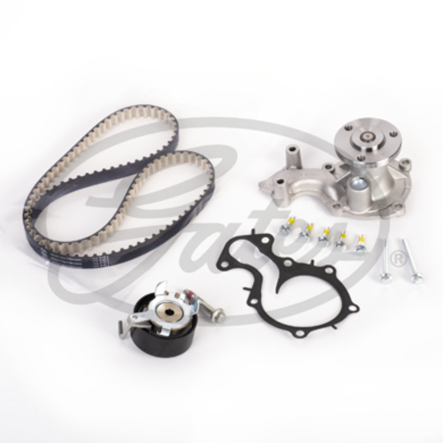 GATES Kit PowerGrip KP15654XS Avec Pompe à Eau - Courroie Distribution Haute Qualité