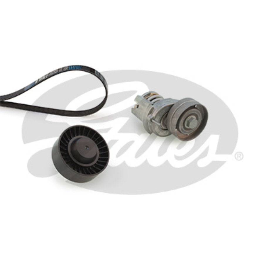 Kit De Courroies Trapézoïdales à Nervures SKF - Jeu Complet Courroie D'accessoire - Référence VKMA 38133