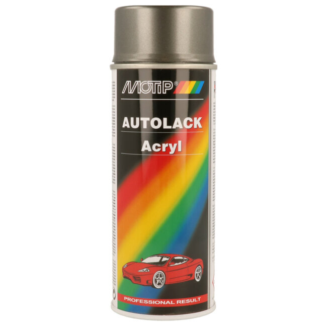 Bombe De Peinture Gris Métallisé Motip M51071 400 Ml