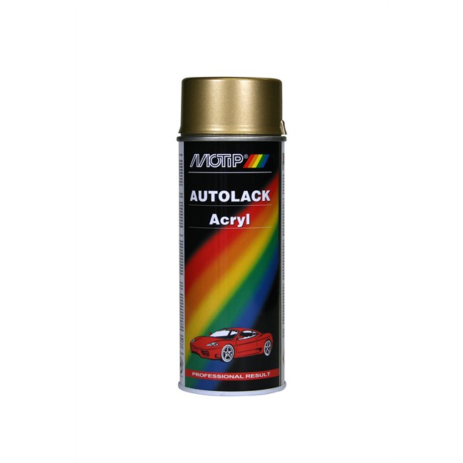 Bombe De Peinture Or Métallisé Motip M52350 400 Ml