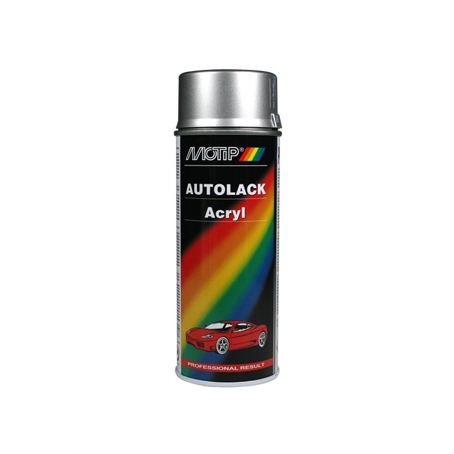 Bombe De Peinture Gris Métallisé Motip M55220 400 Ml