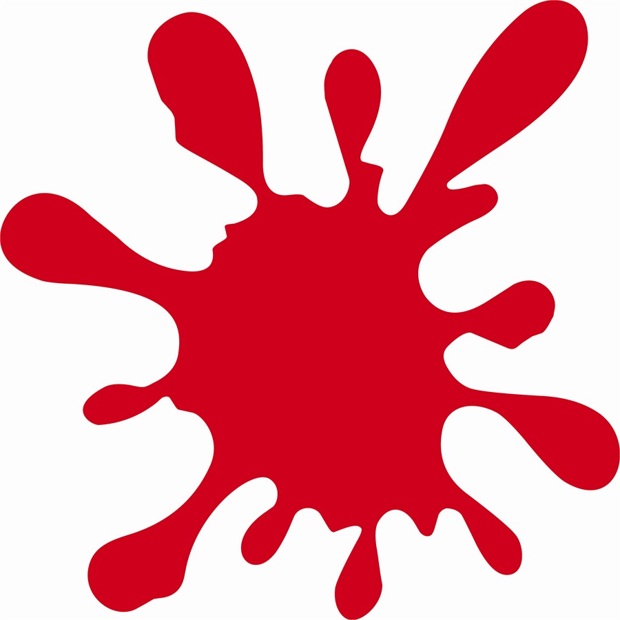 1 Sticker Autocollant Transférable Cadox Splash Rouge