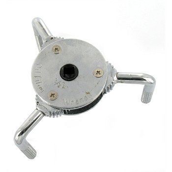 Cl&eacute; 3 griffes 76-110 mm carr&eacute; 3/8'' pour filtre &agrave; huile