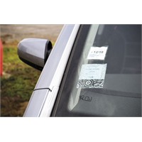 Porte Vignette Assurance Pare Brise Voiture Pour MG | Double Étui Pochette  Adhésive Autocollant Sticker