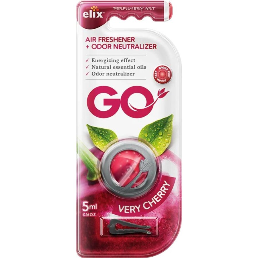 Désodorisant Grille De Ventilation 5ml Cerise Elix