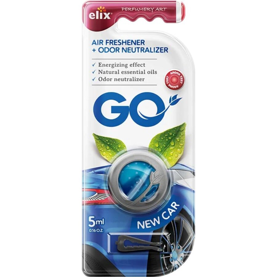 Désodorisant Grille De Ventilation 5ml New Car Elix