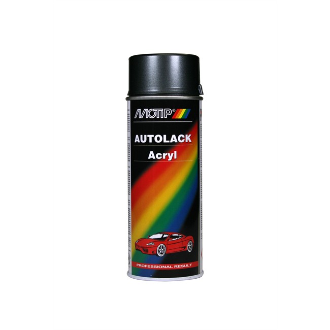 Bombe De Peinture Gris Métallisé Motip M51036 400 Ml