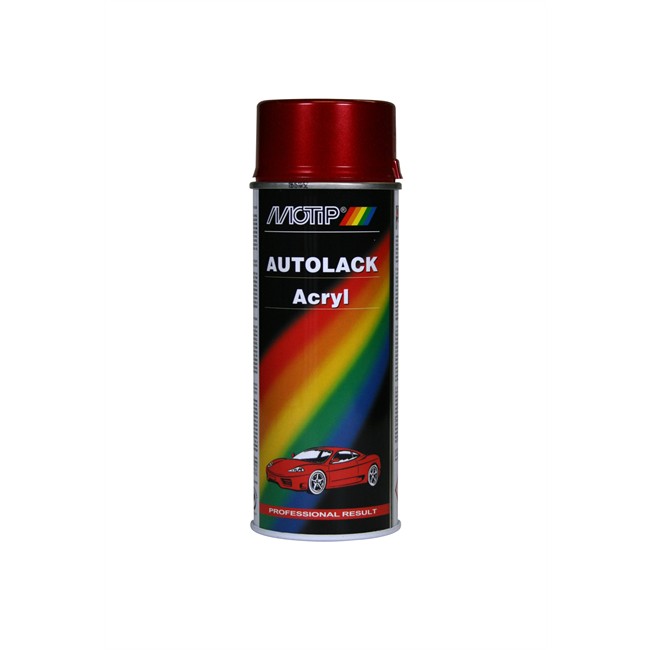 Bombe De Peinture Rouge Métallisé Motip M51558 400 Ml