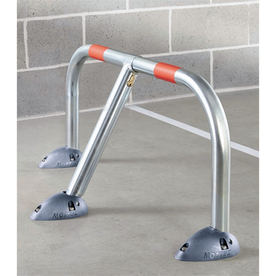 Barri&egrave;re De Parking Rabattable En Acier &Oslash; 5 Cm Mottez