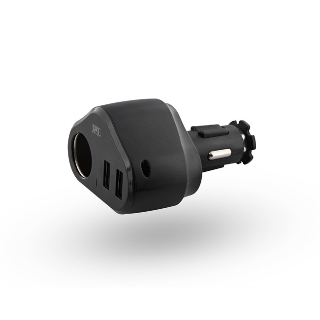 Chargeur Allume-cigare 3 En 1 Noir Tnb