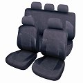 Jeu complet de housses universelles NORAUTO Varsovie sp&eacute;cial citadine noir