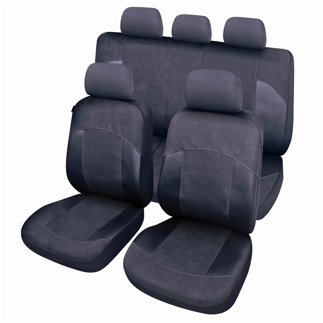 Jeu Complet De Housses Universelles Norauto Varsovie Spécial Citadine Noir