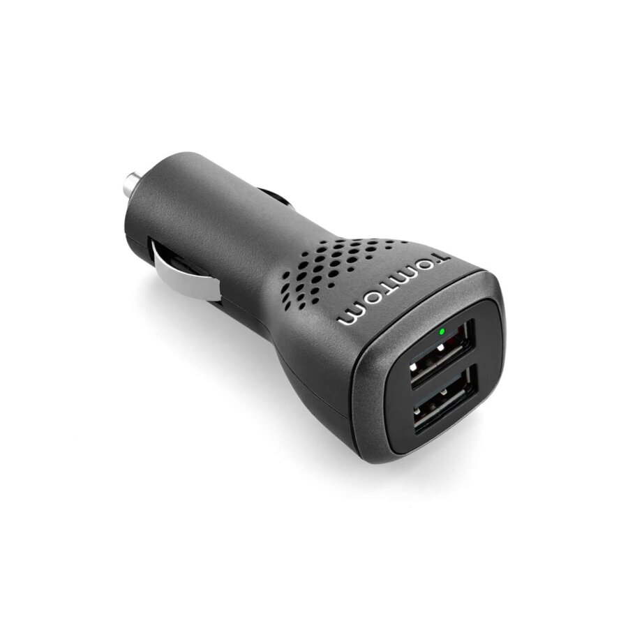 Chargeur Allume-cigare Tomtom Haute Vitesse Double Port Usb