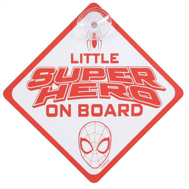 Signaletique Rouge A Ventouse Marvel Petit Super Heros A Bord Norauto Fr