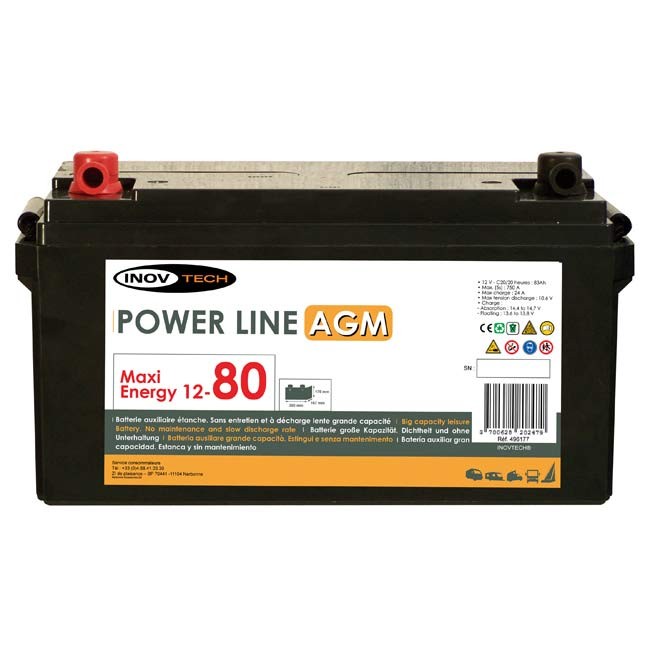 Batterie Inovtech 83ah Power Line Agm Ref 496177 Norauto Fr