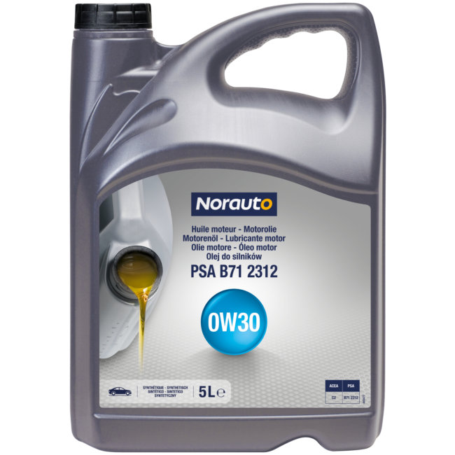 Huile moteur NORAUTO 0W30 PSA B71 2312 5L Norauto.fr