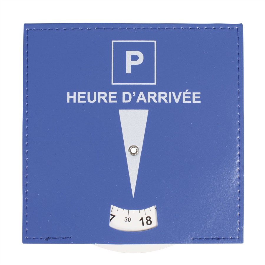 1 disque de stationnement zone bleue 15 x 15 cm en pvc effet cuir à poser -  Norauto