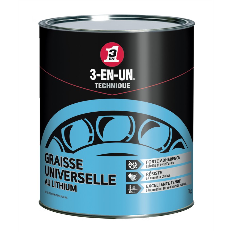 Graisse Universelle Lithium 3en1 1 Kg