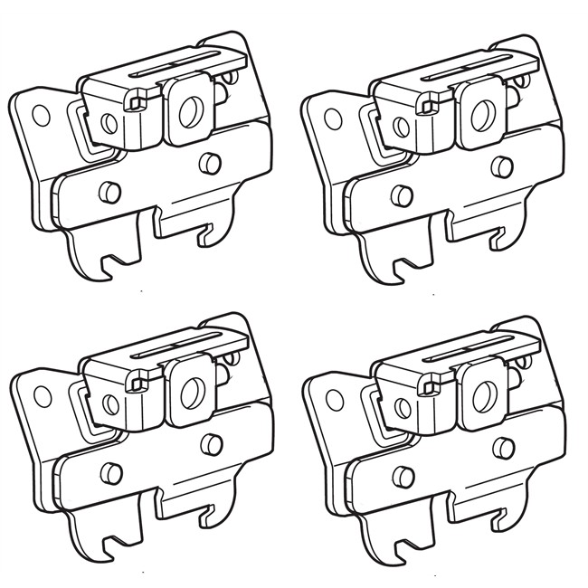 4 Pattes De Fixation Norauto 39