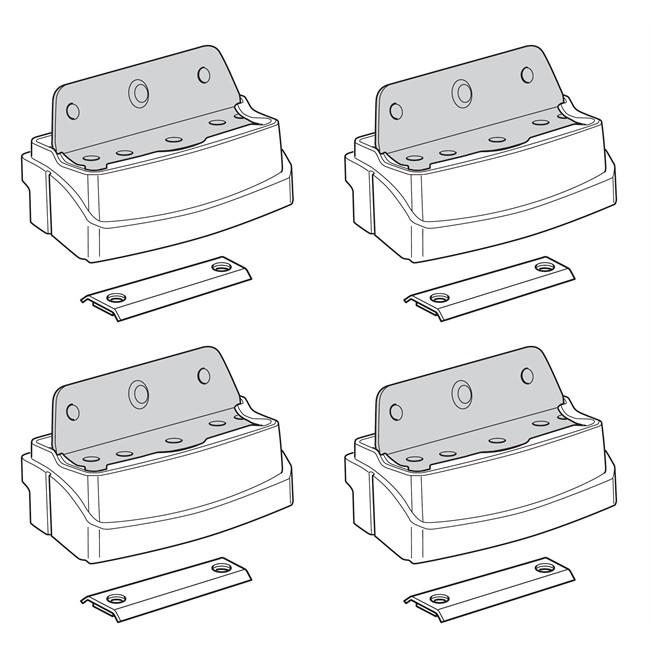 4 Pattes De Fixation Norauto 47