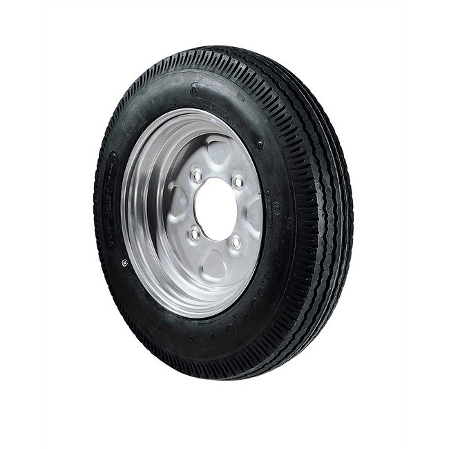 Roue De Remorque 450 X 10 Quatre Trous