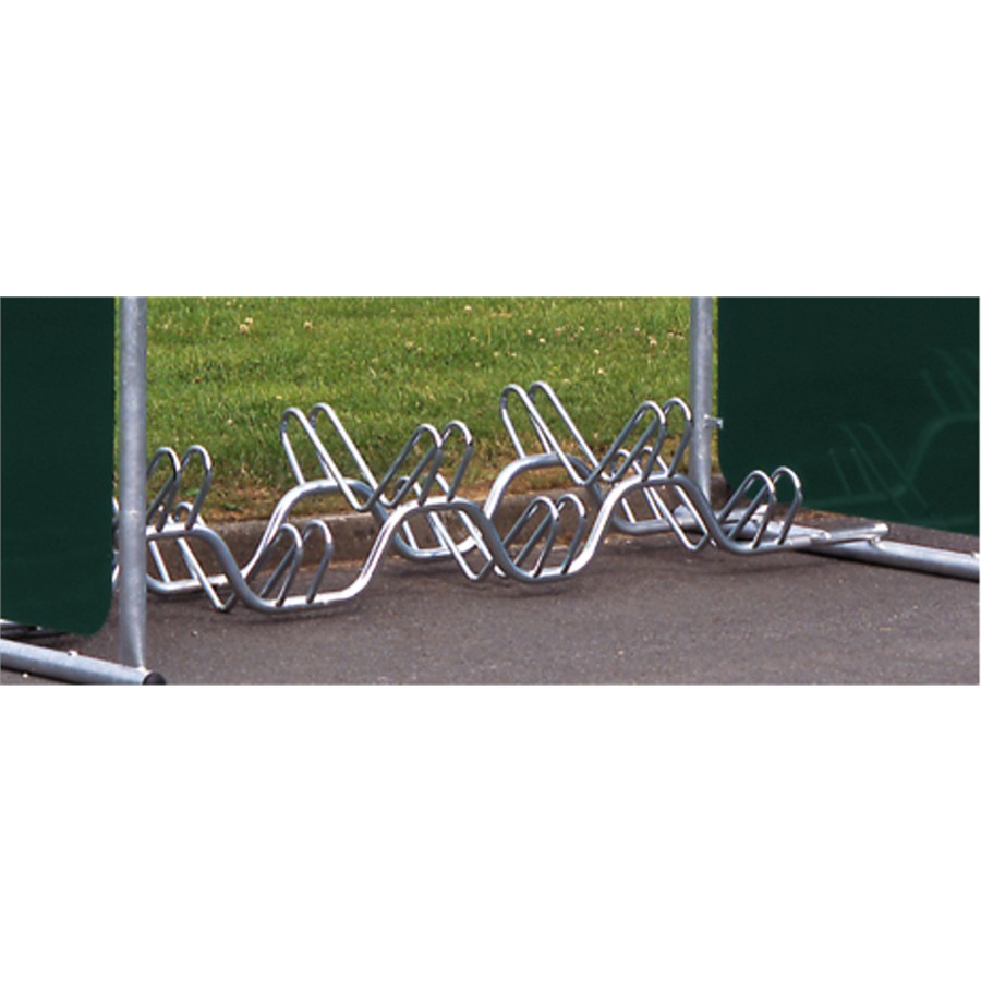 Râtelier Range 6 Vélos Au Sol Sur 2 Niveaux Mottez B134v