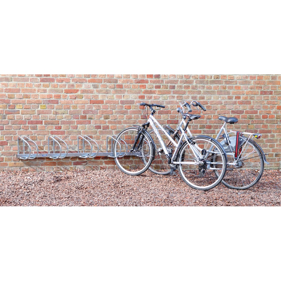 Range-vélos Mural À 45° Pour 5 Vélosmottez B141v