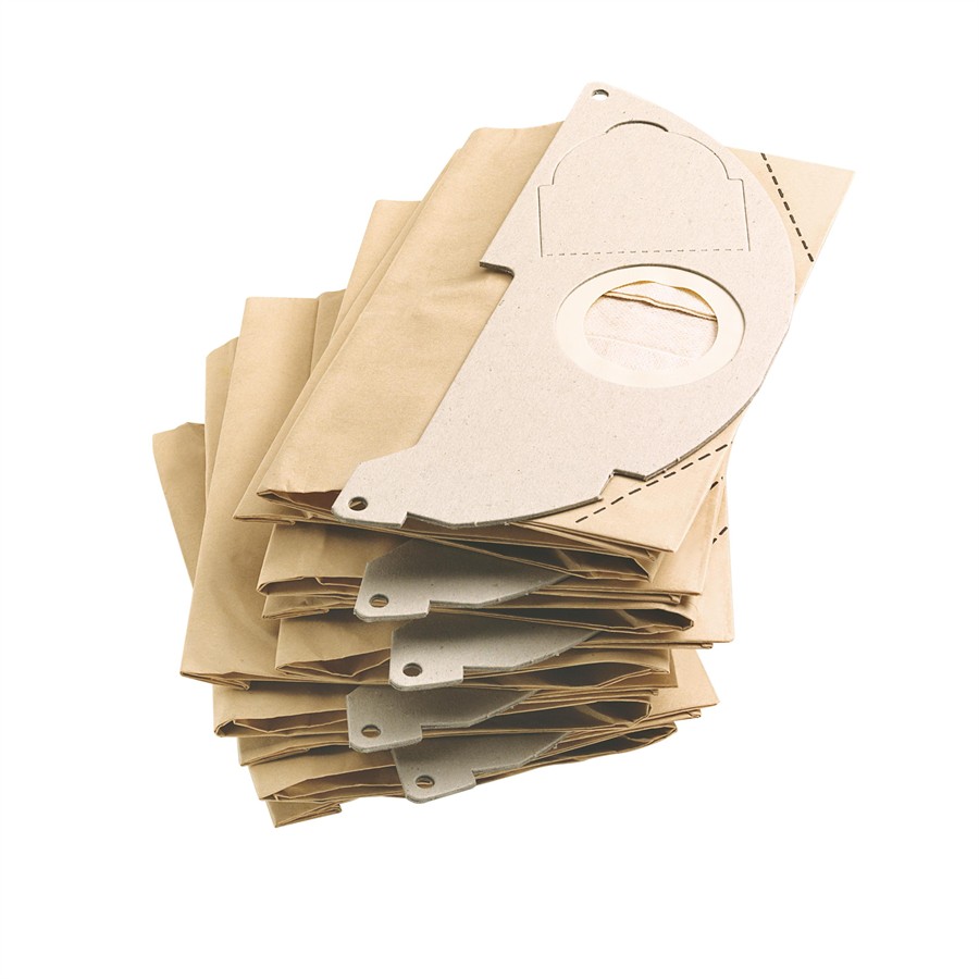 5 Sachets Filtre Papier Karcher Wd2 Réf 6.904-322.0