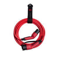 Câble de recharge DEFA Type 2 vers Type 2 - 7,5m - 13,8 kw (triphasé 20A)