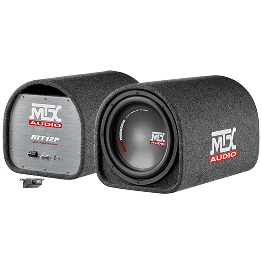 MTX Caisson Tube Actif Bass-Reflex Sub RTT12P 30 cm