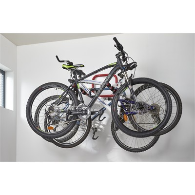 ZAMURANO. Support de vélo mural, support de vélo à pédale, support  horizontal. Compatible vélos VTT, route, électriques, gravel, enfants…  (noir)