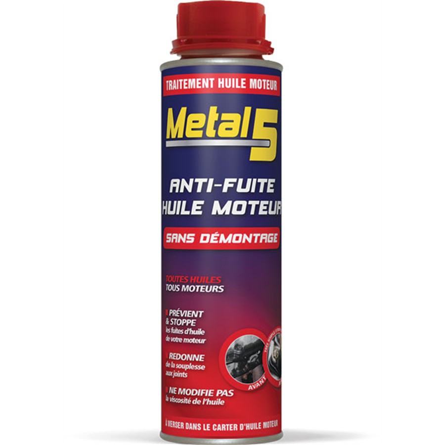 Anti-fuite Huile Moteur Metal 5 300 Ml