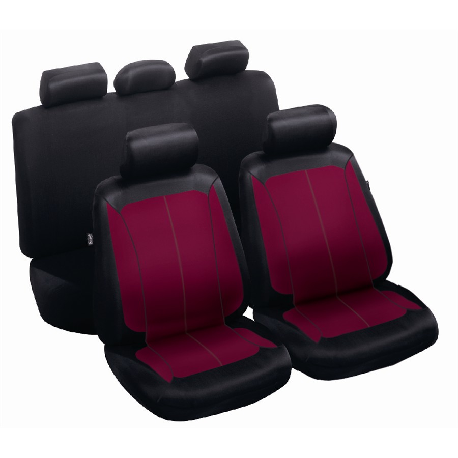 Jeu Complet De Housses Universelles Sodifac Splash Rouges