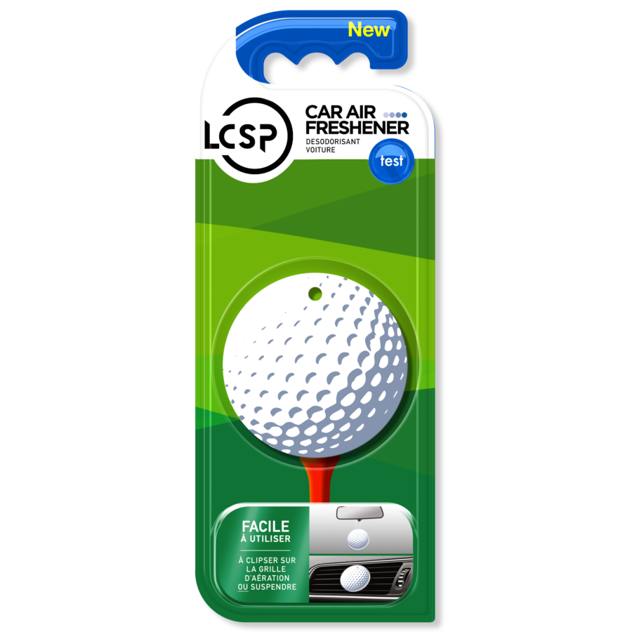 Désodorisants Voiture Lcsp Polymer Balle De Golf À Suspendre Ou À Clipser Sur Votre