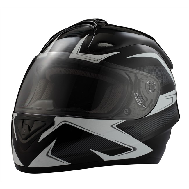 Casque Intégral Ride 701 Trox Noir Et Blanc Taille M