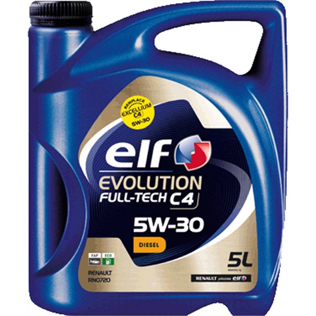 Huile ELF Evolution FullTech C4 5W30 Diesel 5 L Norauto.fr