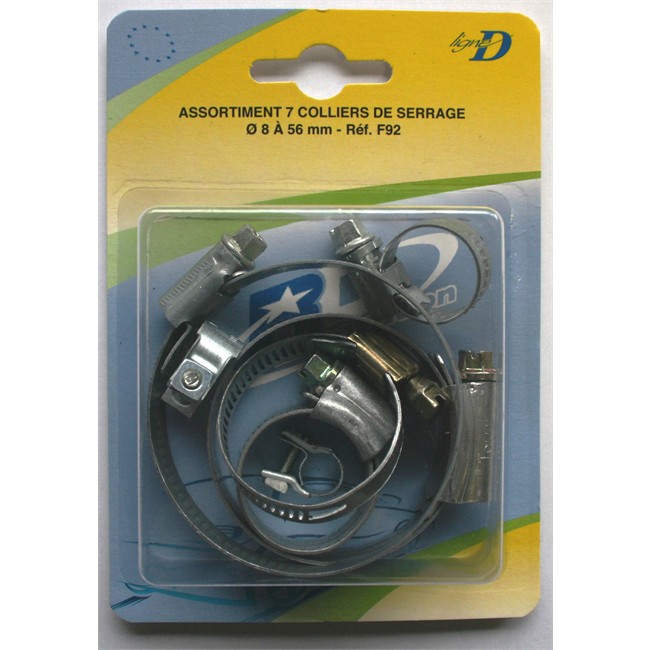 Kit De 7 Colliers De Serrage Rdi