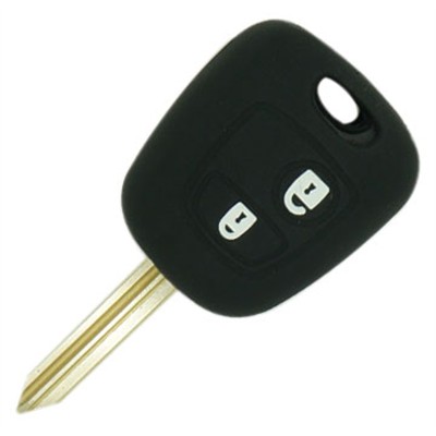 Coque en cuir pour clef de voiture Renault Smart Key 4-Bouton