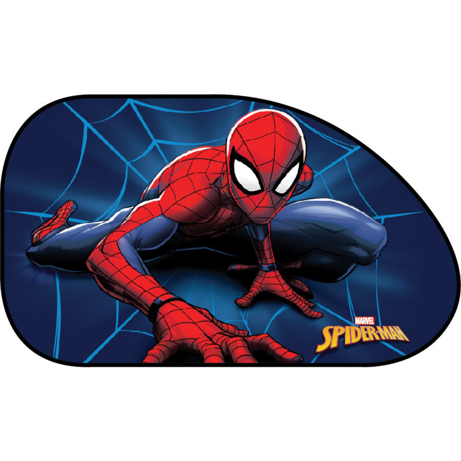  Marvel Spiderman Sunshade Paire de Rideaux latéraux Pare-Soleil  pour Voiture Spiderman Homme araignée Enfant