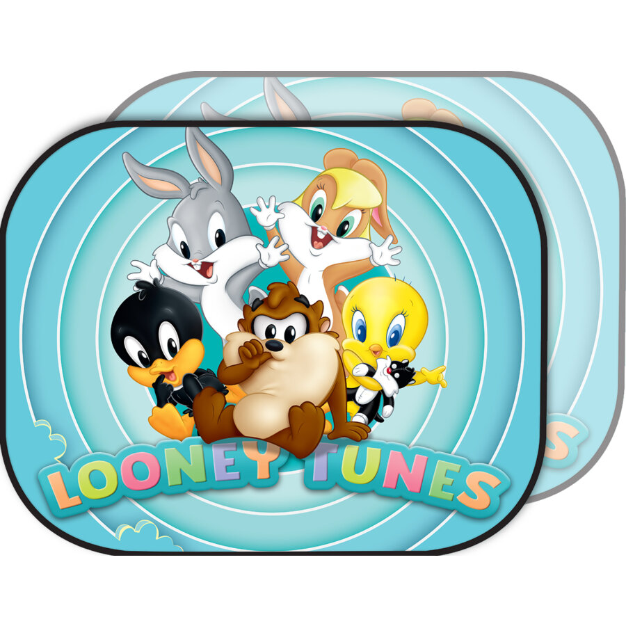 Lot De 2 Pare-soleils Latéraux Bébé - 44x35 Cm - Looney Tunes
