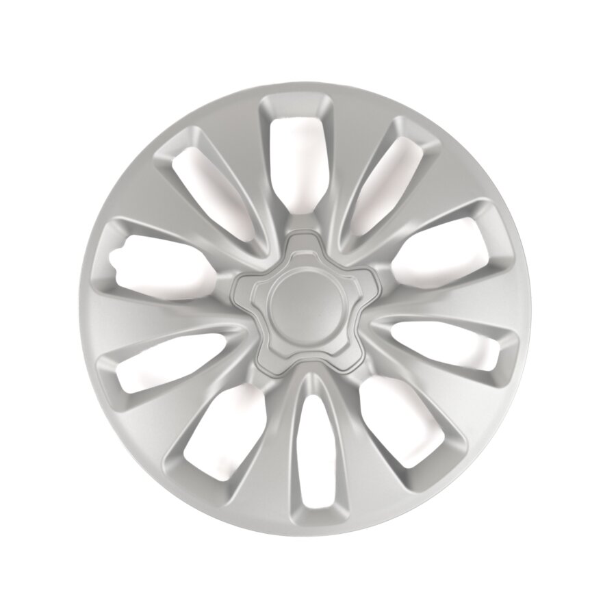 1 Enjoliveur 15 Pouces Gris Mat Access+, enjoliveur 15 pouces