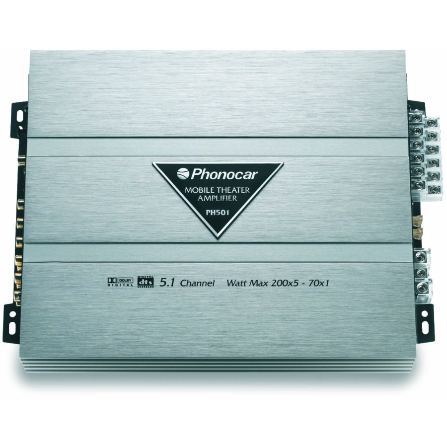 Amplificateur 4x100w + 1x35w Phonocar Ph501