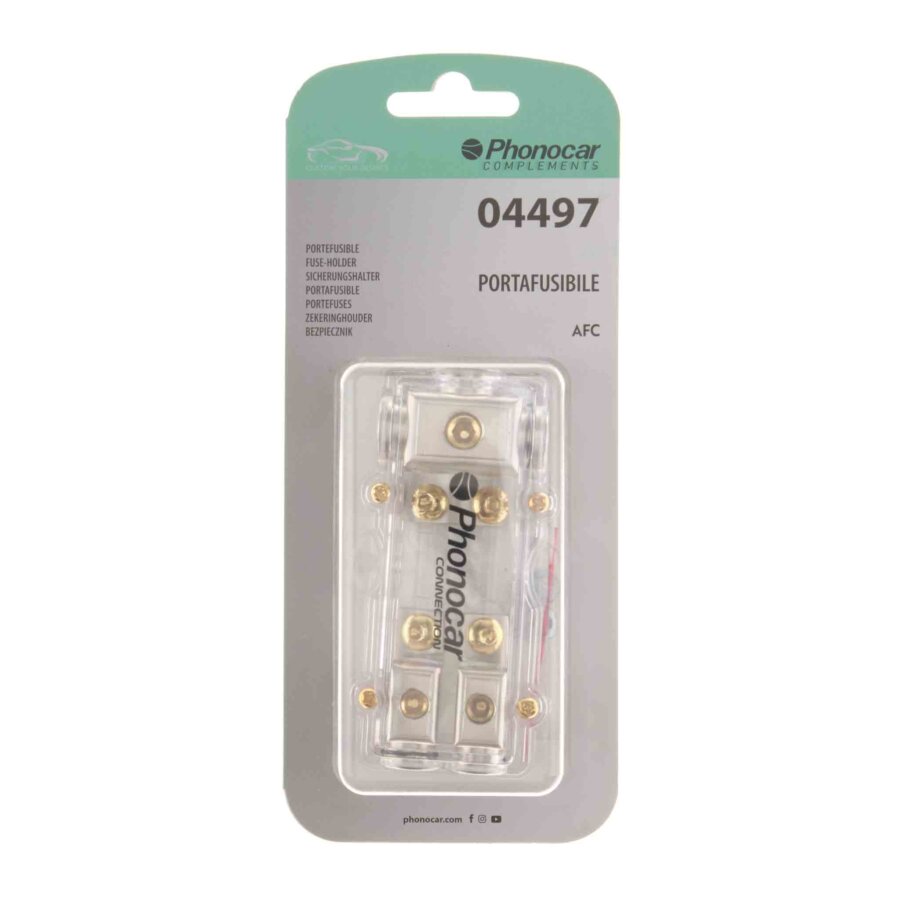 Portefusibles 2 Voies Pour Fusible Afc Câbles Entrée 3x25 Mm² Sortie 2x10 Mm²