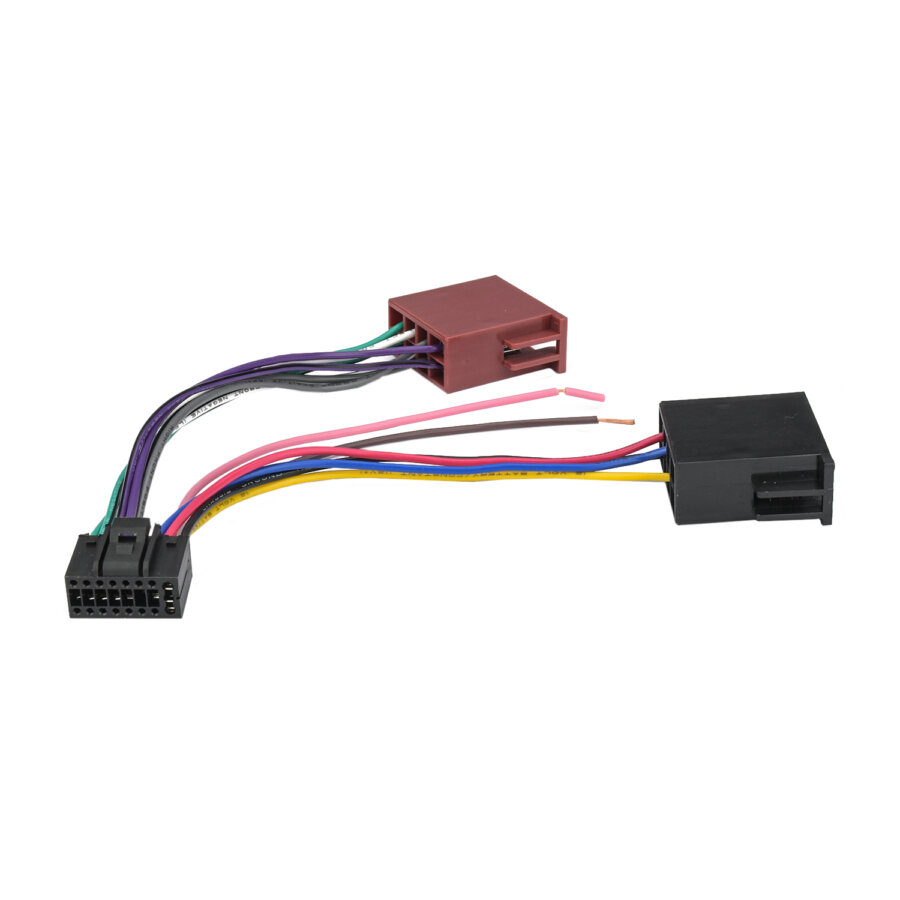 Câble D'autoradio Jvc Avec Connecteur Iso À 16 Broches Pour L'alimentation Et Les