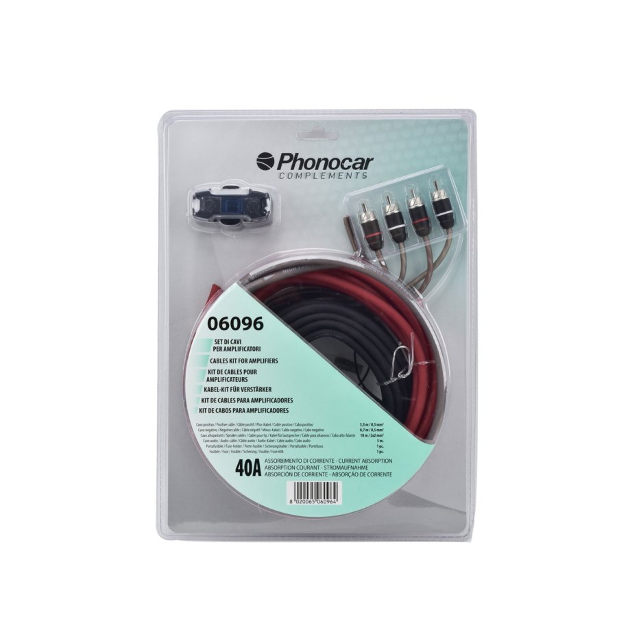 Kit câble amplificateur PHONOCAR REF. 06096 - Norauto