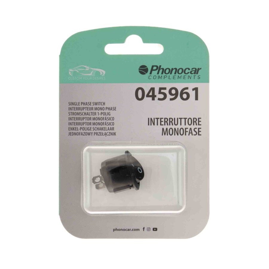 Interrupteur Mono Phase 20 Mm Phonocar