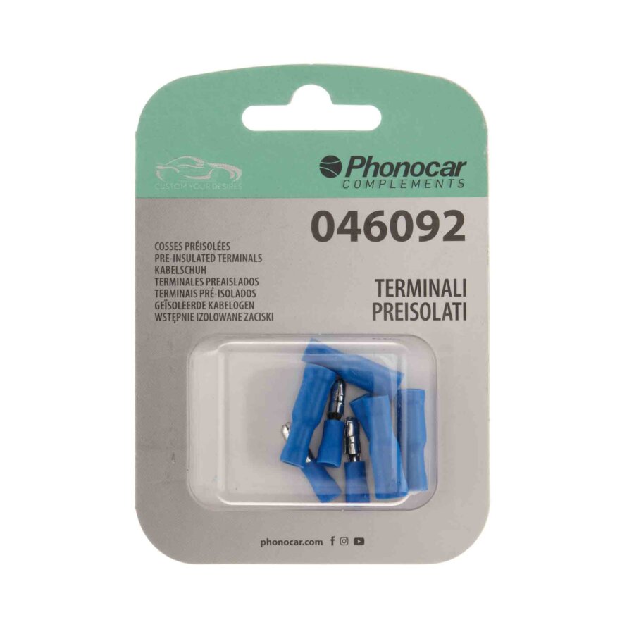 Lot De 4 Prises Femelles + 4 Prises Mâles Rondes Présiolées Pour Câble 2,6 Mm²